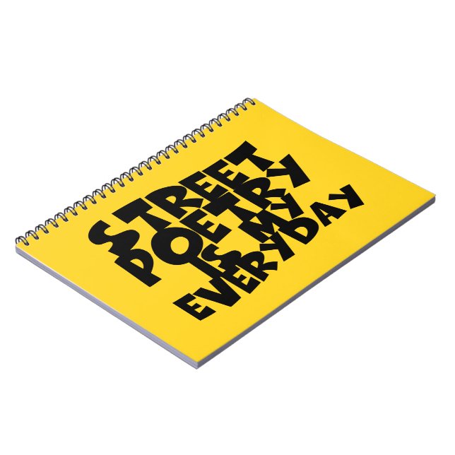 Carnet La Poésie De Rue Est Mon Quotidien (Côté gauche)
