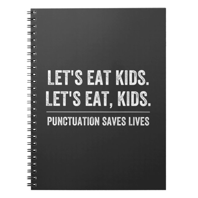 Carnet La ponctuation sauve des vies (Devant)