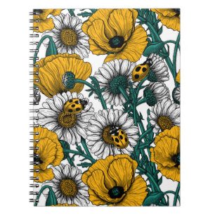 Carnet La prairie en jaune