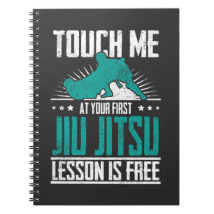 Carnet La première leçon de Jiu Jitsu est librement BJJ