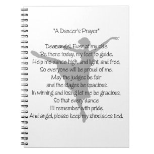 Carnet La prière d'un danseur