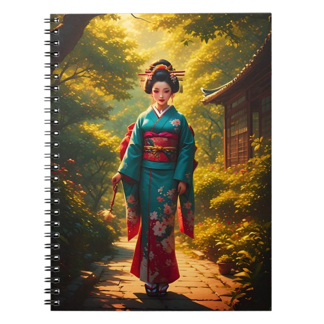 Carnet La radiance d'un kimono (Devant)