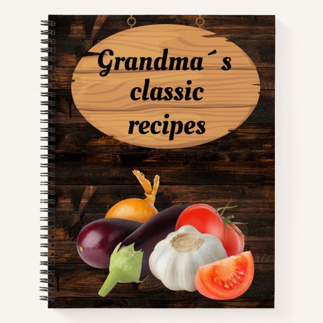 Carnet La recette classique de Grandma (Devant)