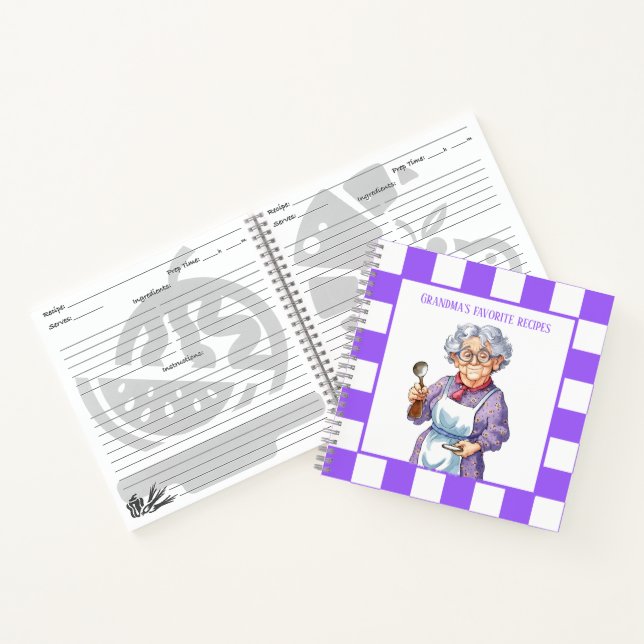 Carnet La recette préférée de la petite grand-mère (Intérieur)