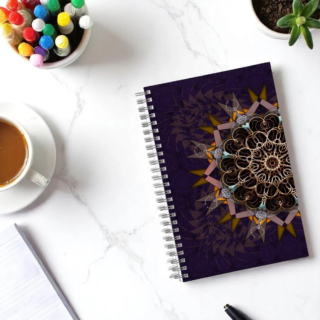 Carnet La réfraction pura cravate-in de fil pilé (Créateur téléchargé)