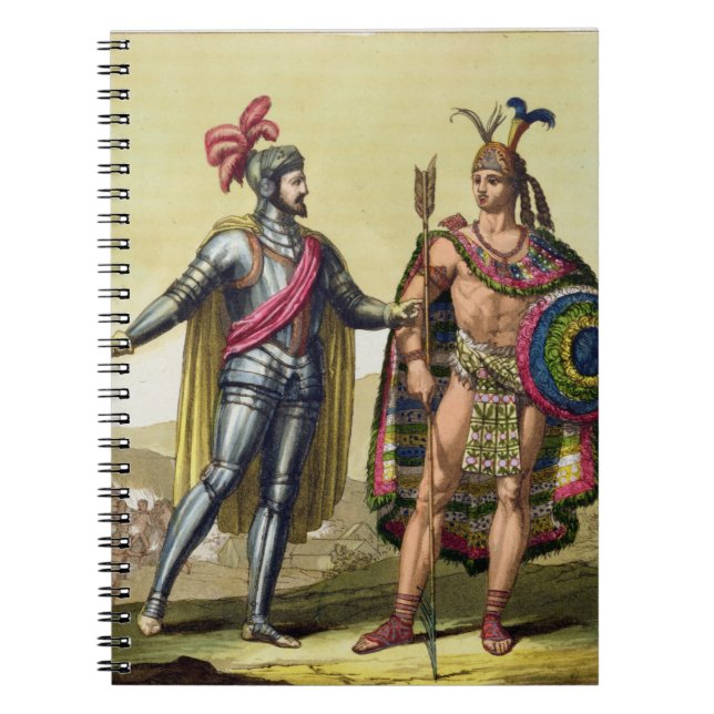 Carnet La rencontre entre Hernando Cortes (1485-1547) (Devant)