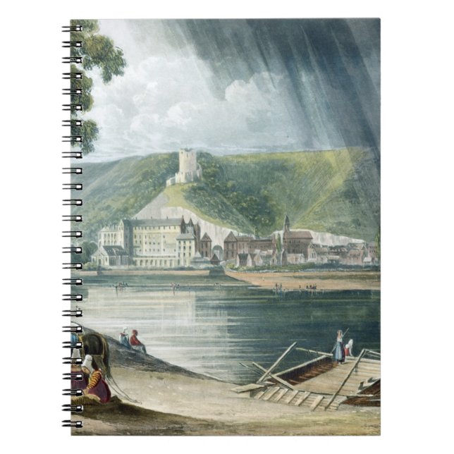 Carnet La Roche, des "vues sur la Seine", gravée par T (Devant)