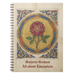 Carnet La Rose illuminée du scribe : un manuscrit botaniq