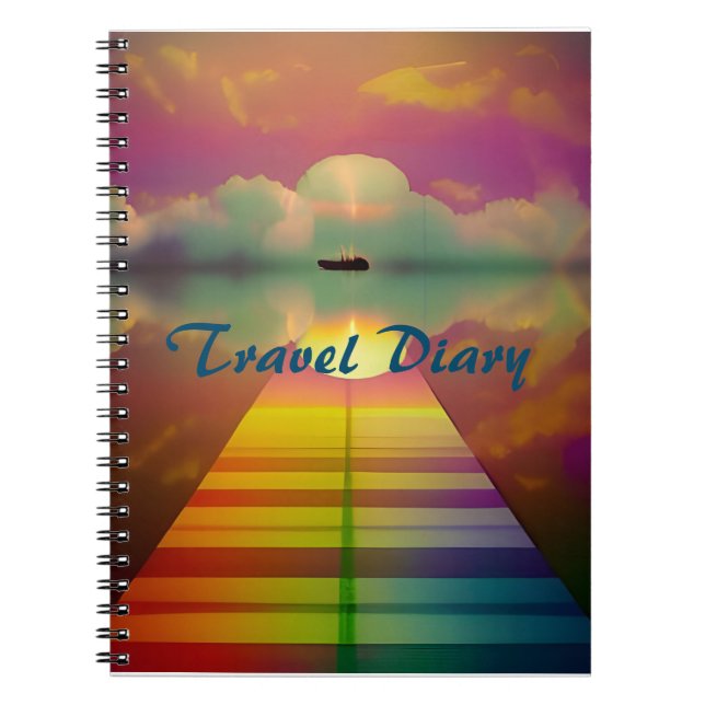 Carnet "La route vers la destination inconnue" (Devant)