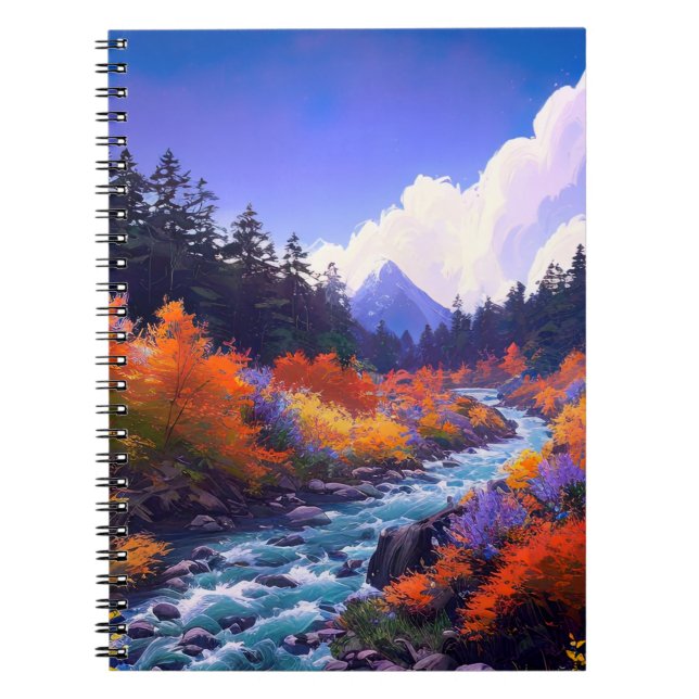 Carnet La ruée et la palette de la forêt (Devant)