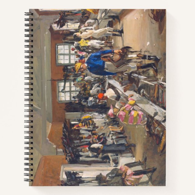 Carnet La salle d'habillage des Jockeys à l'hippodrome d' (Devant)