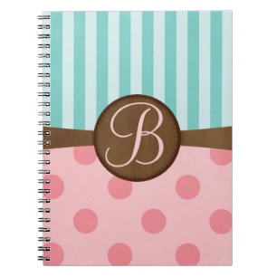 Carnet La sarcelle d'hiver rose de pois barre le
