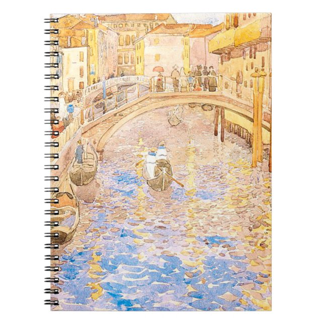 Carnet La scène du canal vénitien de Maurice Prendergast (Devant)