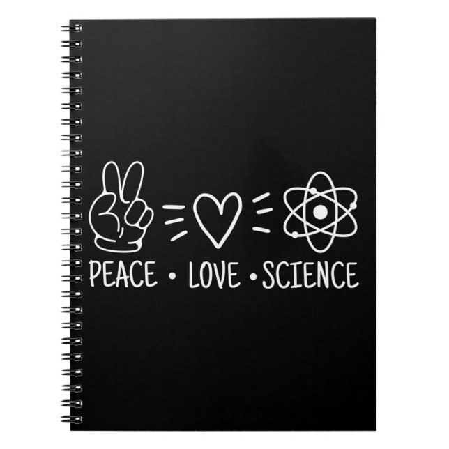 Carnet La science de l'amour pour la paix (Devant)