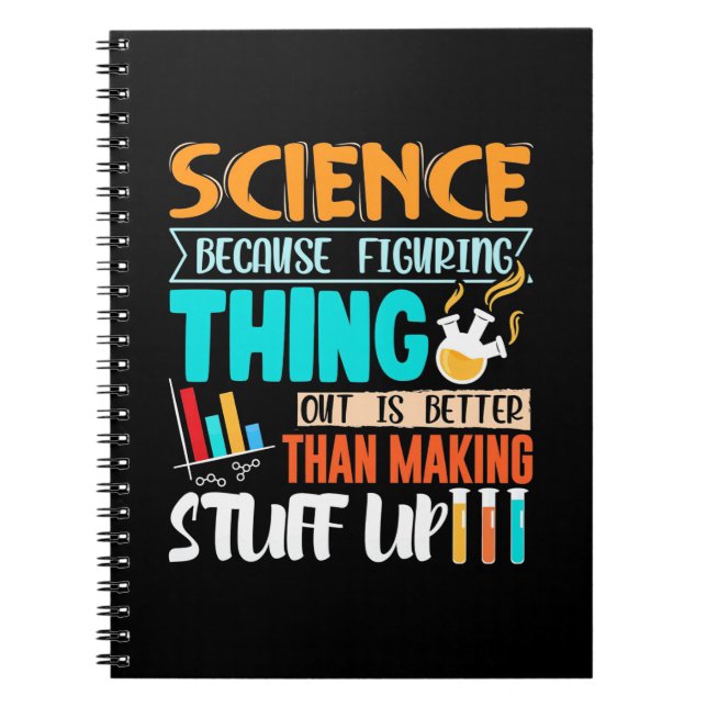 Carnet La Science Parce Qu'Il Est Mieux De Comprendre Les (Devant)