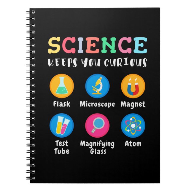 Carnet La science vous garde curieux (Devant)