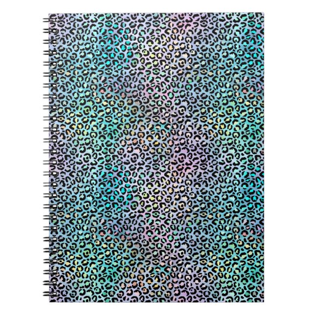 Carnet La série Iridescent Leopard Design 8 (Devant)