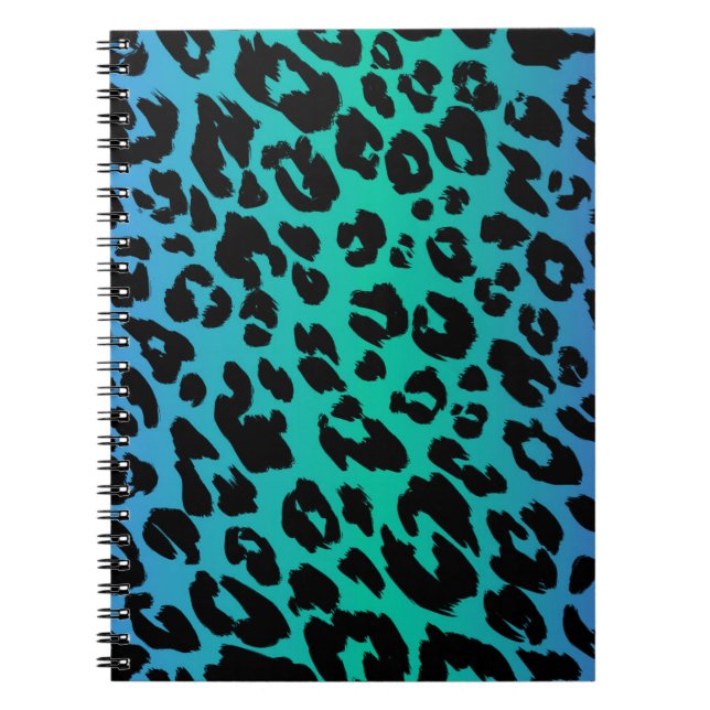 Carnet La série léopard multicolore Design 6 (Devant)