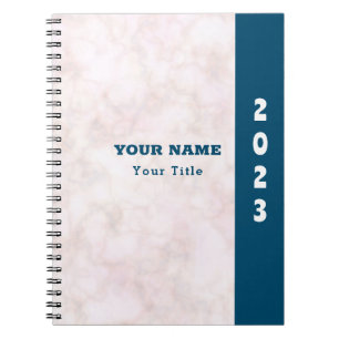 Carnet La simplicité élégante d'un marbre blanc