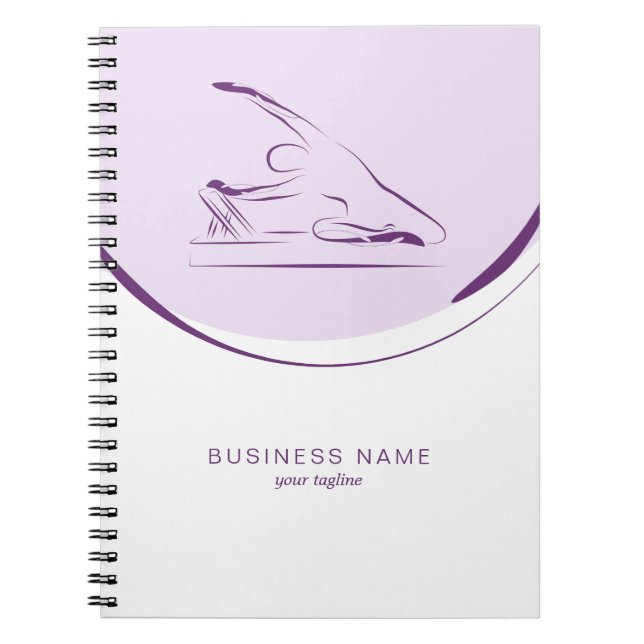 Carnet La sirène de Pilates pose sur le réformateur | Cou (Devant)