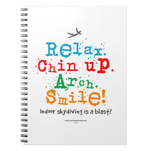 Carnet La Skydiving intérieure est une explosion ! (Devant)