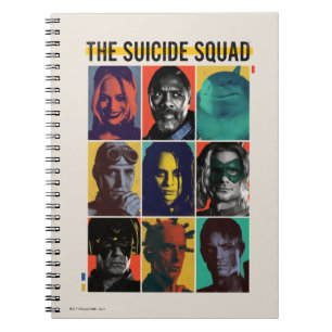 Carnet La Suicide Squad   Rétro Grid With Harley Quinn