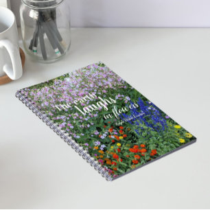 Carnet La Terre Rit en Fleurs Citation Florale
