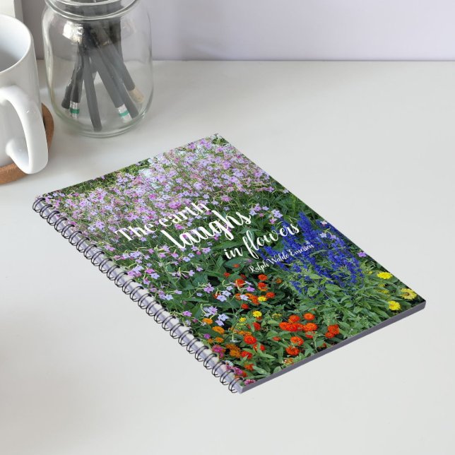 Carnet La Terre Rit en Fleurs Citation Florale (In Situ)