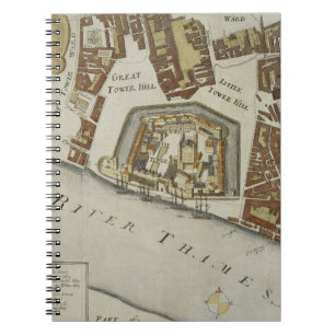 Carnet La tour et le St Catherine, détail de la tour