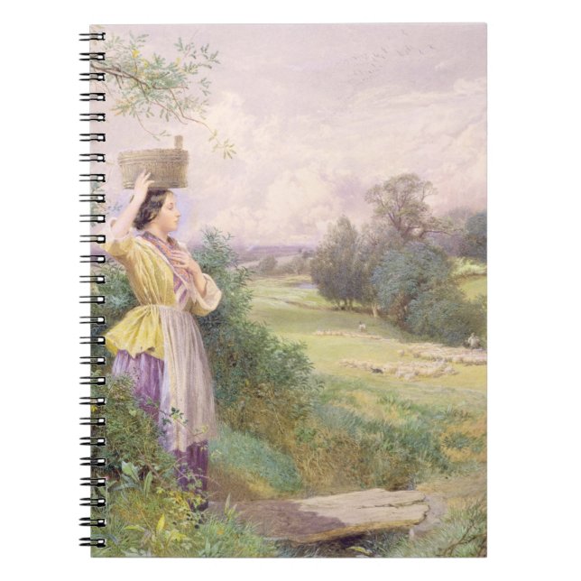 Carnet La trayeuse, 1860 (la semaine sur le papier) (Devant)