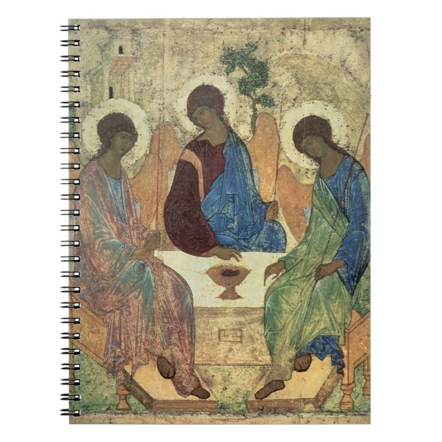 Carnet La trinité sainte, 1420s (tempera sur le panneau) (Devant)