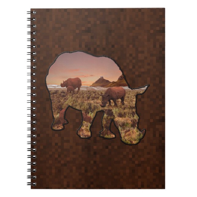 Carnet La Vallée Des Rhinos, (Devant)