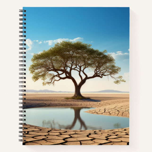 Carnet La vie arborée Enchantant une nature paisible (Devant)