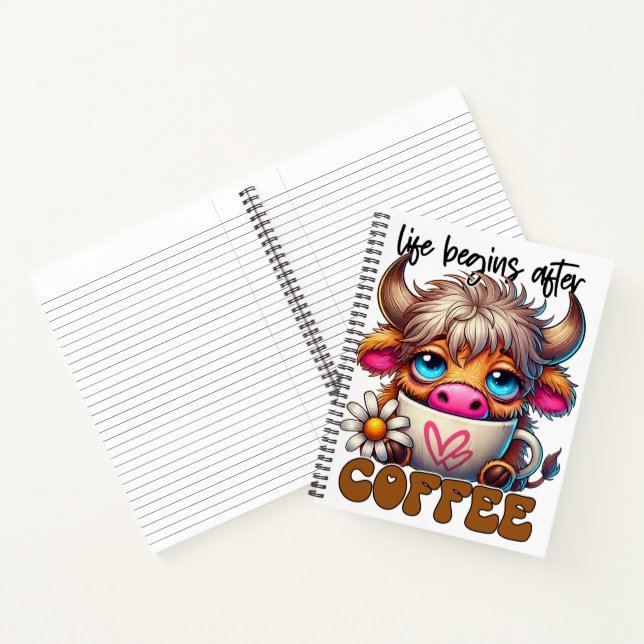 Carnet La vie commence après le café  (Intérieur)