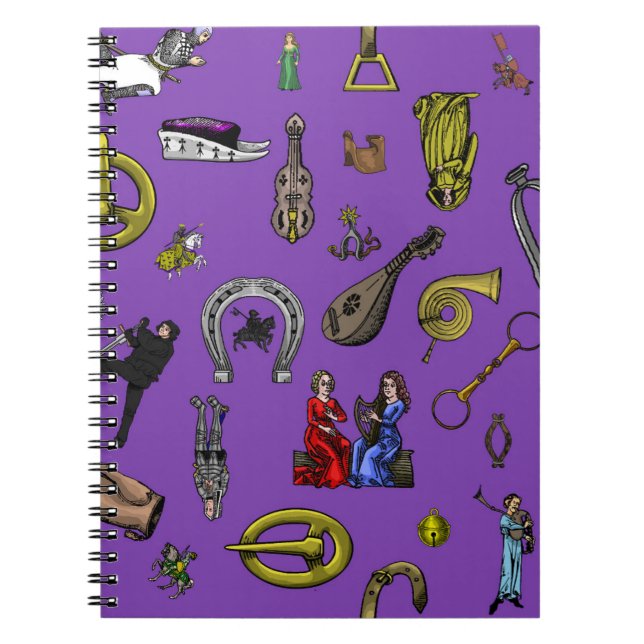 Carnet La vie des chevaliers (Devant)