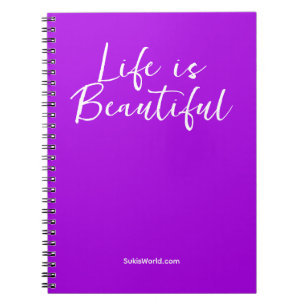 Carnet La Vie Est Belle   Marque Purple Business Blog