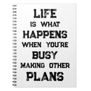 Carnet La Vie Est... Devis motivationnel drôle