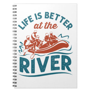 Carnet La vie est meilleure à la rivière White Water Raft