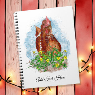 Carnet La vie est meilleure avec les poulets