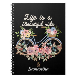 Carnet La vie est une belle balade citations Printemps Fl