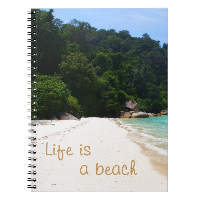 Carnet La vie est une plage (Devant)