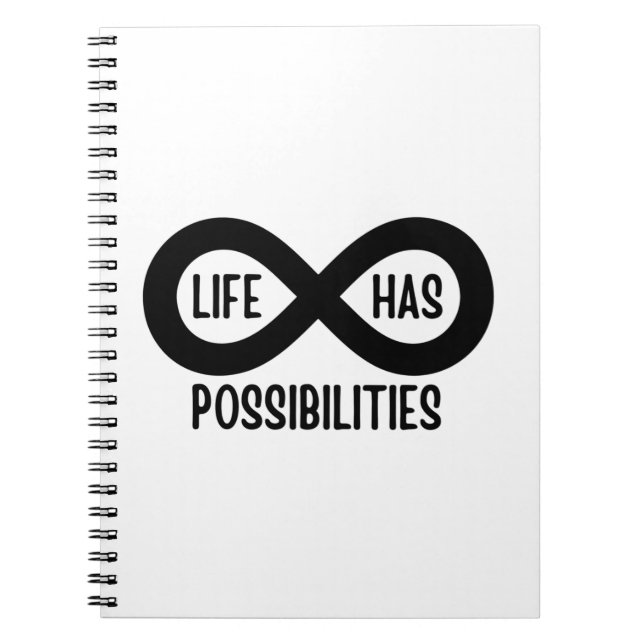 Carnet La vie mathématique nerd a des possibilités (Devant)