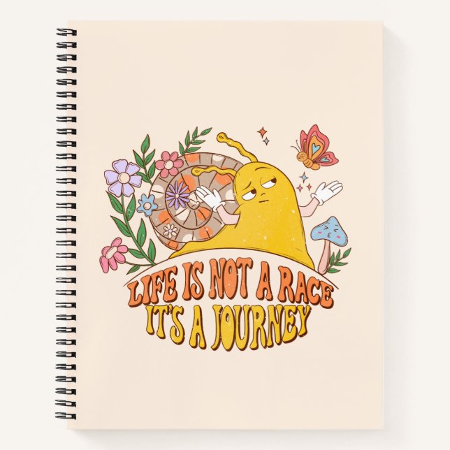 Carnet La vie n'est pas une course, c'est un voyage (Devant)
