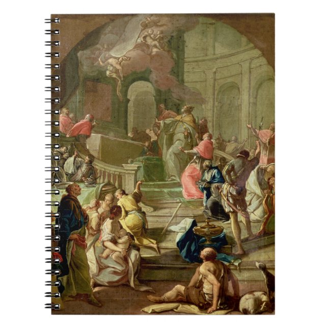 Carnet La vision de St Benoît, c.1760 (Devant)