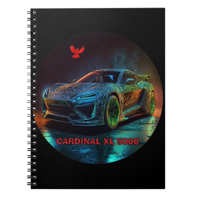 Carnet La voiture de sport Cardinal XL5000 Elite (Devant)