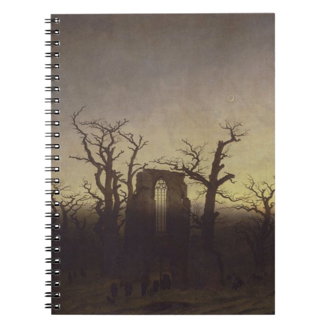 Carnet L'Abbaye D'Oakwood Par Caspar David Friedrich (Devant)