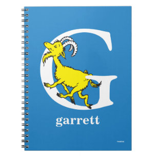 Carnet L'ABC de Dr Seuss : Lettre G - Blanc Ajoutez vot