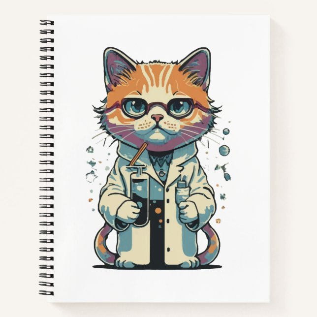Carnet Laboratoire de chat ciblé (Devant)