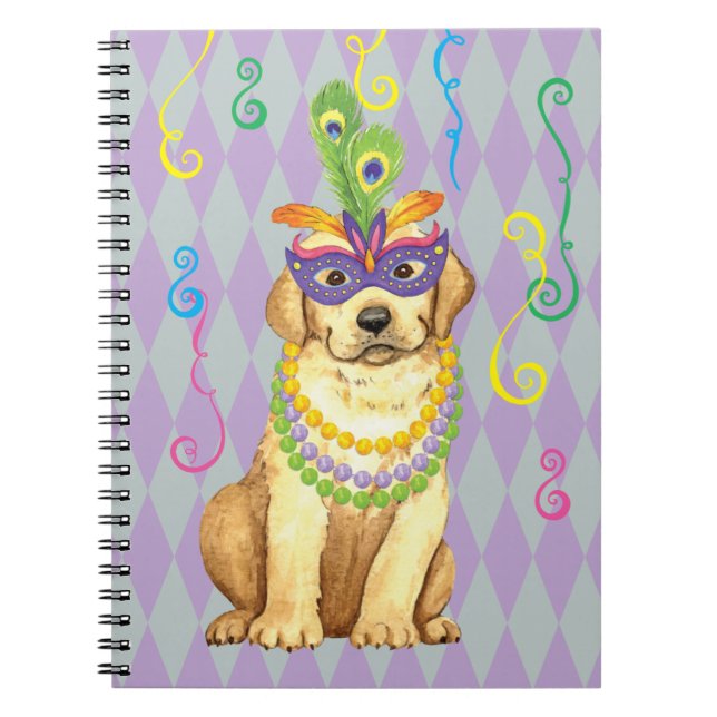 Carnet Laboratoire Jaune Mardi Gras (Devant)