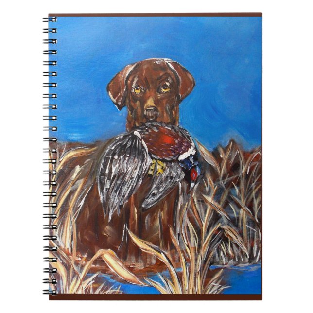 CARNET LABRADOR CHOCOLAT (Devant)